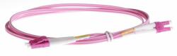 LinkEasy LCU-LCU-OM4-1M-D Duplex patch kábel 4 x LC/UPC csatlakozóval, duplex core 50/125 OM4 LSZH, 1 m (LCU-LCU-OM4-1M-D) - hik-online