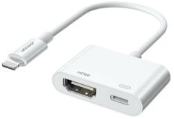 JOYROOM S-H141 Lightning/HDMI Video és Töltő Adapter, Fehér