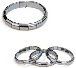  Bratara Hematit Gri - Diametru 56 mm - Perna - 12x10 mm - 1 Buc