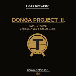 UGAR BREWERY Donga Project III - Szamorodni Barrel aged Finnish Sahti (0, 33L) (13 %)
