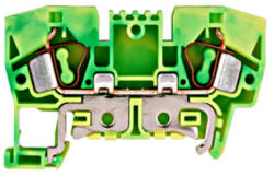 Schrack Védővezető rugós kapocs 6mm2, YBK 6T zöld/sárga (IK632006)