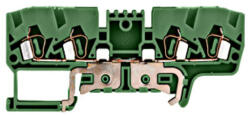 Schrack Védővezető rugós kapocs 2, 5mm2, 4-szeres, YBK2, 5CT zöld (IK692014)