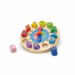 Viga Toys Puzzle sortator cu ceas (59235VG) - bekid