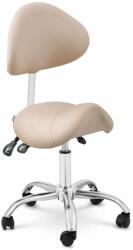 physa Scaun cu șa - spătar și înălțime scaun reglabile pe înălțime - 55 - 69 cm - 150 kg - Cream, Silver PHYSA MANNHEIM CREAM (PHYSA MANNHEIM CREAM)