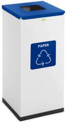 Ulsonix Coș de reciclare - 60 L - alb - etichetă de hârtie ULX-GB4 N (ULX-GB4 N)