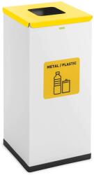 Ulsonix Coș de reciclare - 60 L - alb - etichetă reciclabilă ULX-GB5 N (ULX-GB5 N) Cos de gunoi