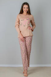 muzzy Hosszúnadrágos virágmintás női pizsama (NPI6202_XL)