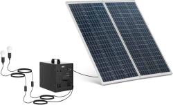 MSW Stație de alimentare solară - 1000 W - 5 / 12 /230 V - 2 lumini LED S-POWER SYSTEM PSWI 1000 (S-POWER SYSTEM PSWI 1000)