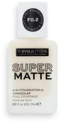 Relove By Revolution Fond de ten mat - Relove By Revolution Super Matte Foundation F8.5