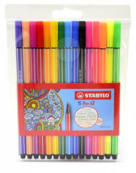 STABILO Pen 68 rostirón készlet 15db neon szín (6815-2)