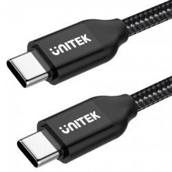 Unitek Cablu Date/Incarcare UNITEK USB-C 2.0m Negru (C14059BK)