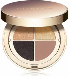 Clarins Ombre 4 Colour Eye Palette szemhéjfesték paletta a hosszan tartó hatásért árnyalat 08 - Amber Gradation 4.2 g