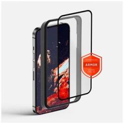 FIXED 2.5D Armor Tempered Glass aplikátorral iPhone X/XS/11 Pro fekete (FIXGA-230-BK)