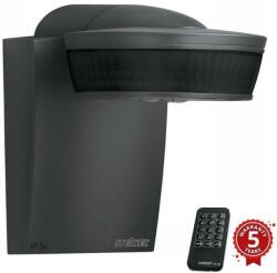 STEINEL 059538 - SensIQ mozgásérzékelő IP54 fekete + DO 059538 (ST059538)