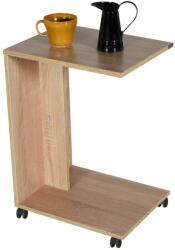 Adore Furniture Kisasztal 65x35 cm barna 479ADR1722 (AD0140)