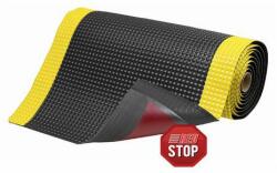 Notrax Sky Trax® fáradásgátló ipari szőnyeg buborékos bevonattal, fekete/sárga, 91 x 2 190 cm