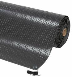 Notrax Diamond Stat fáradásgátló szőnyeg földeléssel, fekete, 91 x 2 280 cm