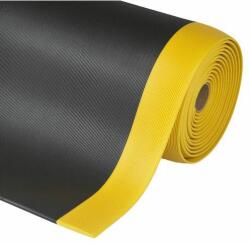 Notrax Gripper Sof-Tred ipari fáradásgátló habszőnyeg, fekete/sárga, 122 x 1 830 cm