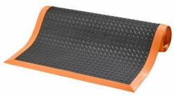 Notrax Cushion Flex® fáradásgátló ipari szőnyeg, fekete/narancs, 101 x 202 cm