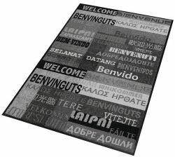 Notrax Déco Design New Welcome beltéri takarítószőnyeg, 120 x 180 cm, szürke