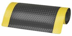 Notrax Fáradásgátló ipari szőnyeg gyémánt bevonattal, fekete/sárga, 91 x 2 280 cm