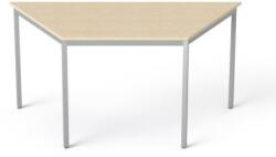 MAYAH Általános asztal fémlábbal, trapéz alakú, 75×150/75 cm, MAYAH Freedom SV-41, juhar (IBXA41J)