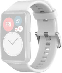 Ricardo Curea din silicon Ricardo 20mm (pentru Huawei Watch Fit), alb, + accesorii pentru înlocuire
