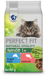 Perfect Fit Natural Vitality - somon, pește oceanic 6 x 50 g