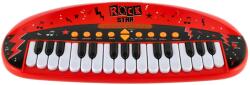 Teddies Pian ROCK STAR 31 de taste plastic 46cm functionat cu baterie cu sunet si lumina (TD00850972) Instrument muzical de jucarie