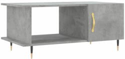 vidaXL betonszürke szerelt fa dohányzóasztal 90 x 50 x 40 cm 829472