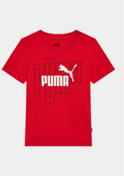 PUMA Tricou Graphics No. 1 Logo 676823 Roșu Regular Fit