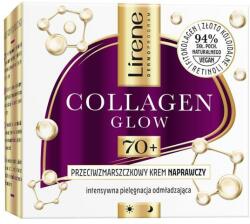 Lirene Crema anti-rid efect reparator 70+, Collagene si Niacinamide Lirene Collagene Glow, 50ml