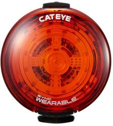 CatEye Lámpa Sync Wearable Sl-nw100 Ruhára Tehető Piros Usb Tölt