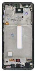Samsung GH82-25524A Samsung Galaxy A52 / A52 5G / A52s 5G OEM OLED kijelző érintővel Ezüst kerettel előlap (GH82-25524A)