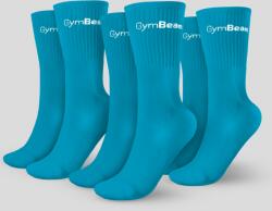 GymBeam Șosete 3/4 Socks 3Pack Aquamarine XL/XXL
