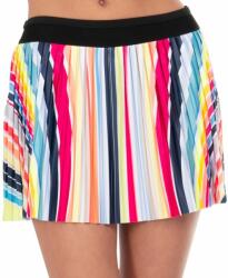 Lucky in Love Fustă tenis dame "Lucky in Love Novelty Print Long Spectrum Pleated Skirt - multi