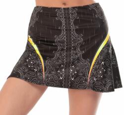 Lucky in Love Fustă tenis dame "Lucky in Love Paisley In Love Long Paisley For You Skirt - black