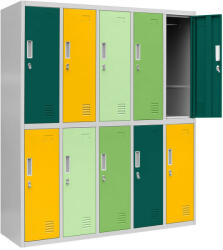 Jan Nowak® BARTUS | 1094 10-rekeszes fém szekrény (1094)