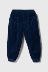 Benetton gyermek kordbársony nadrág sima - kék 116