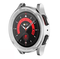 Husa TPU FULL COVER pentru Samsung Galaxy Watch 5 Pro 45mm argintiu