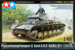 TAMIYA German Panzer II A/B/C - French Campaign 1: 48 makett harcjármű (300032570) (300032570)