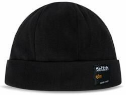 Alpha Industries Căciulă Alpha Industries Label Fleece Beanie 118937 Black 03 Bărbați