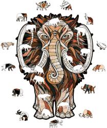 EWA Fából készült kirakós dobozban - Mastodon (Mastodon wooden box)