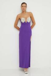 NISSA ruha lila, maxi, testhezálló - lila 34