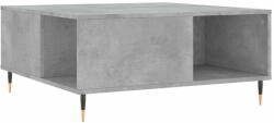 vidaXL betonszürke szerelt fa dohányzóasztal 80x80x36, 5 cm 830776