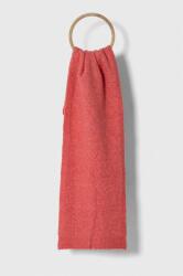 United Colors of Benetton sál gyapjú keverékből rózsaszín, sima - rózsaszín Univerzális méret - answear - 9 790 Ft