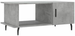 vidaXL betonszürke szerelt fa dohányzóasztal 90 x 50 x 40 cm 829504