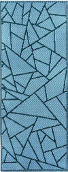 Esschert Design Absztrakt mintás kétoldalú kültéri szőnyeg, 120 x 60 cm (OC48)