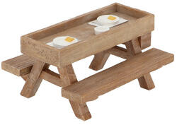 Esschert Design Fali piknik asztal polyresin madáretető (37000603)