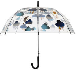 Esschert Design Felhő mintás átlátszó esernyő, 83 cm átmérőjű (TP402) - kertesotthonbolt